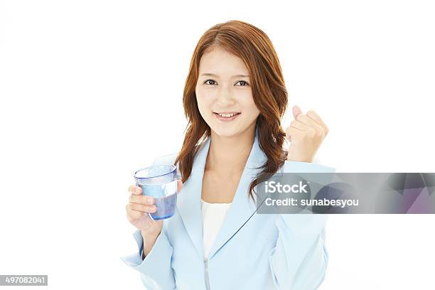Woman Drinking Fresh Water Stock Photo - Download Image Now - Adult, Adults Only, Asian and Indian Ethnicities