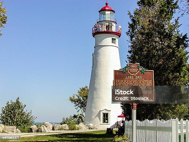 Marblehead Lighthouse Stock Photo - Download Image Now - Ohio, Lighthouse, Beach