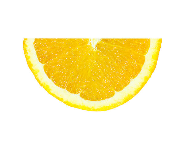 istock Slice of orange isolated 497089706