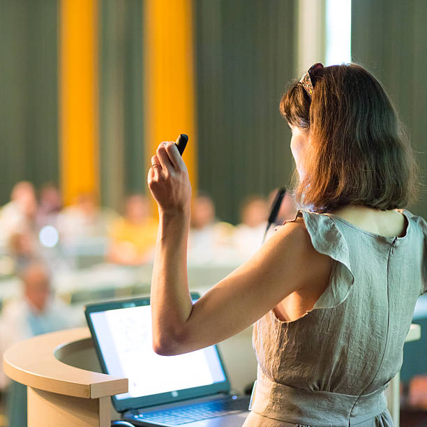 istock Speaker at Business Conference and Presentation. 497089740