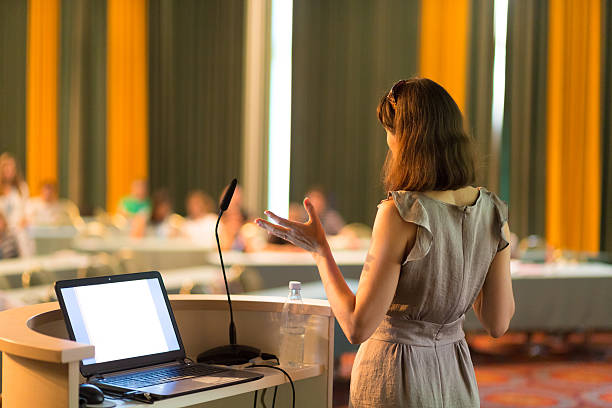 istock Speaker at Business Conference and Presentation. 497089762
