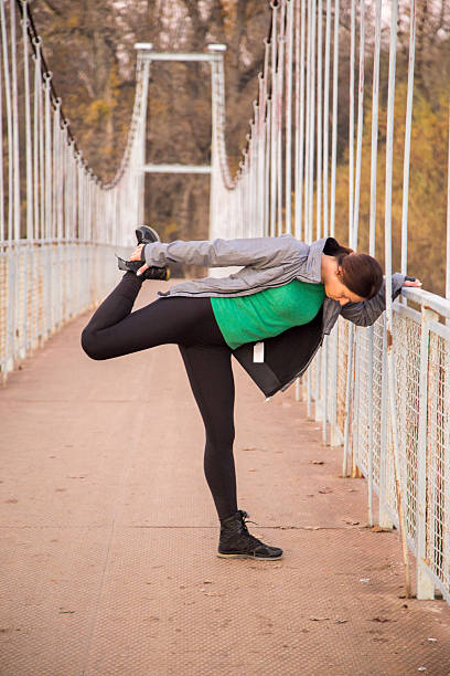 istock woman doing fitness 497089868