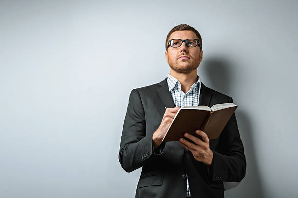 istock Concept for handsome young businessman 497090814