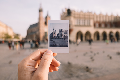 Polaroid photo of Krakow