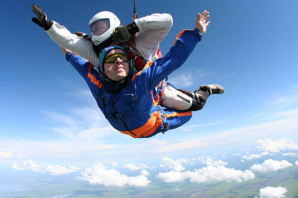 istock Skydiving photo. Tandem. 497096388
