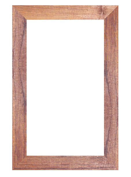 istock Wooden photo frames isolated. 497096701
