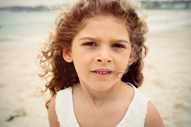 istock Cute little girl on the beach 497097162