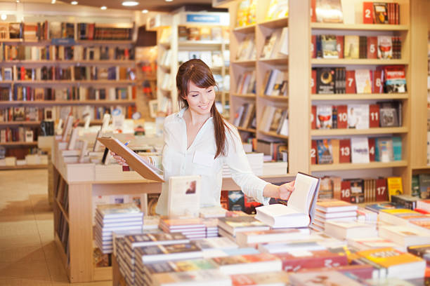 istock Women working at bookstore 497098339