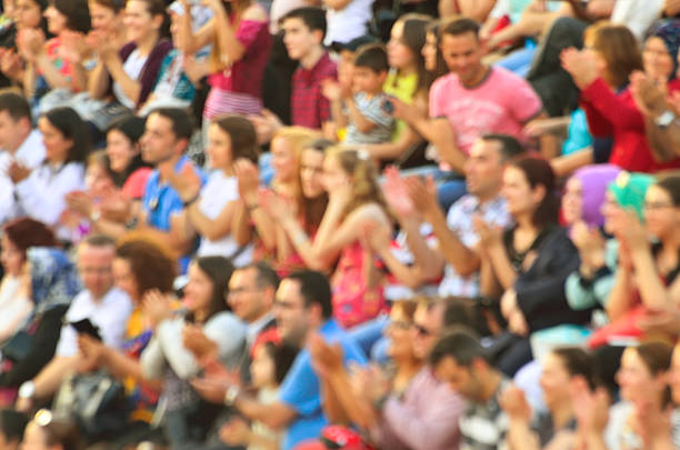 istock Blurred crowd of spectators in a stadium 497098411