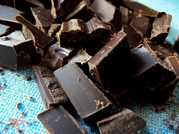 Background pattern of assorted or a variety of chocolate bars