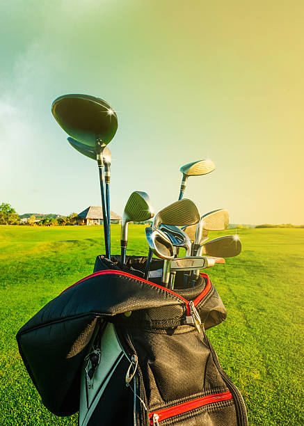 istock Golf club. Bag with golf clubs 497099173