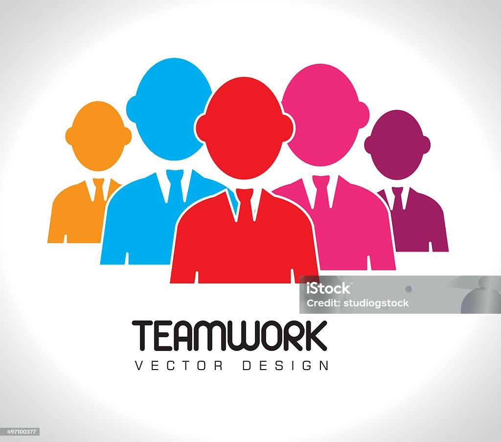 Frame Design Teamwork Teamwork Design Stock Illustration - Download Image Now - Adult ...