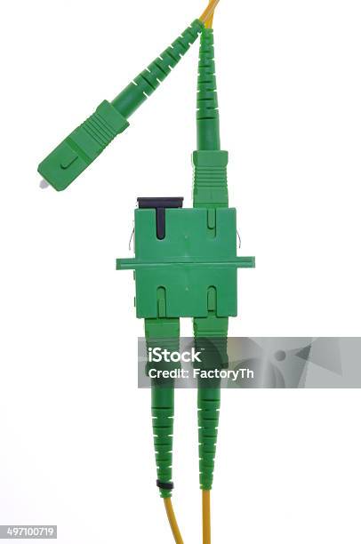 Optical Connectors Patch Cord Cables Used In Data Communication Networks Stock Photo - Download Image Now