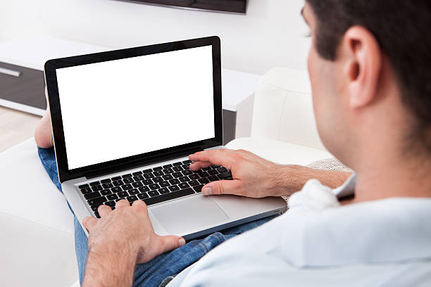 istock Close-up Of Man Using Laptop 497101349