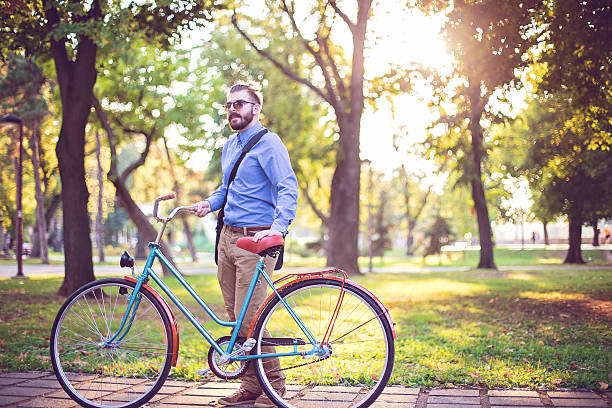 istock Go to work on a bike 497104294