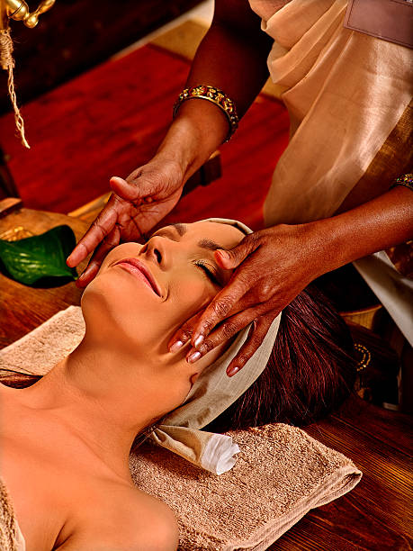 istock Woman having ayurveda spa treatment 497104534