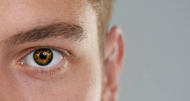 Keeping an eye on the time Close-up of a man's eye with a clock insidehttp://195.154.178.81/DATA/i_collage/pi/shoots/783268.jpg visual sense stock pictures, royalty-free photos & images