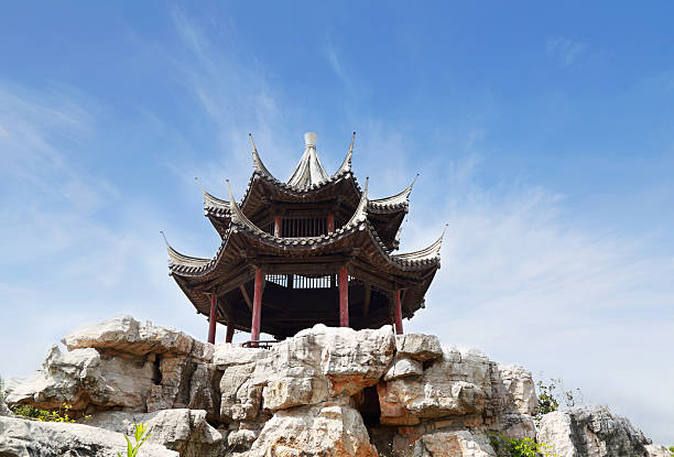 istock Traditional Chinese Pavilion on the mountain 497112239