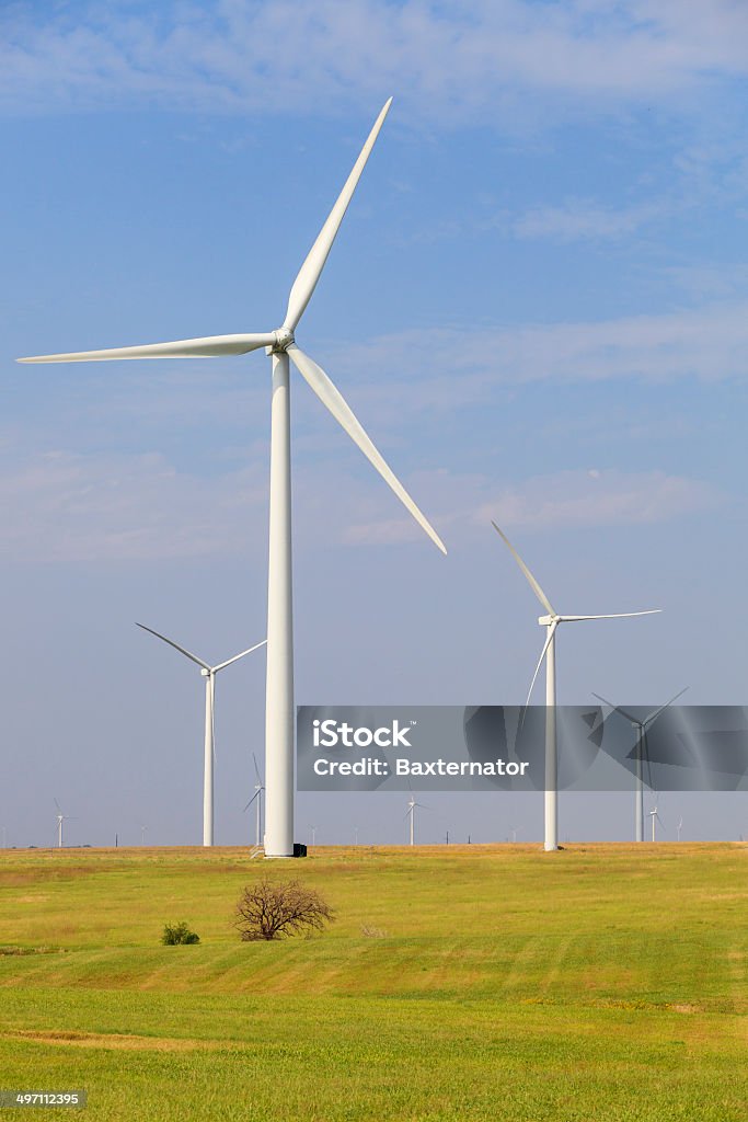 Канзас Wind Farm - Стоковые фото Без людей роялти-фри