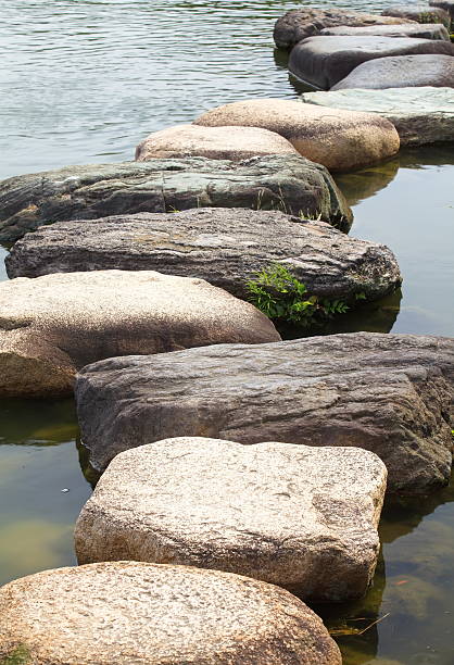 istock Zen stone path in a Japanese Garden 497112767