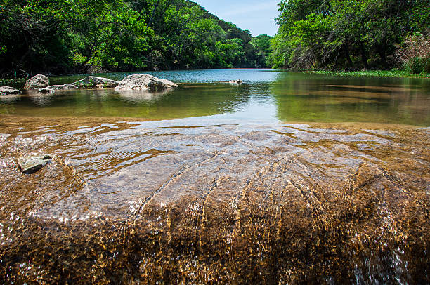 Crystal Clear Running Water Greenbelt Austin Texas Summertime Fun