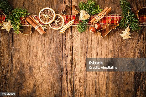 Spices For Christmas Cakes Stock Photo - Download Image Now - 2015, Advent, Backgrounds