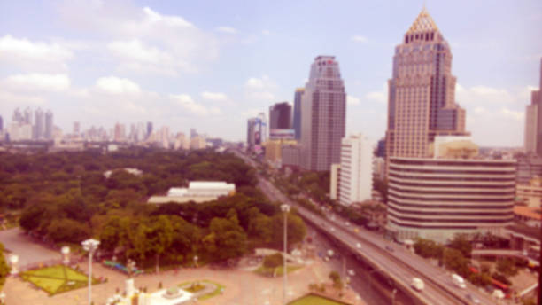 istock blur Bangkok city 497124596