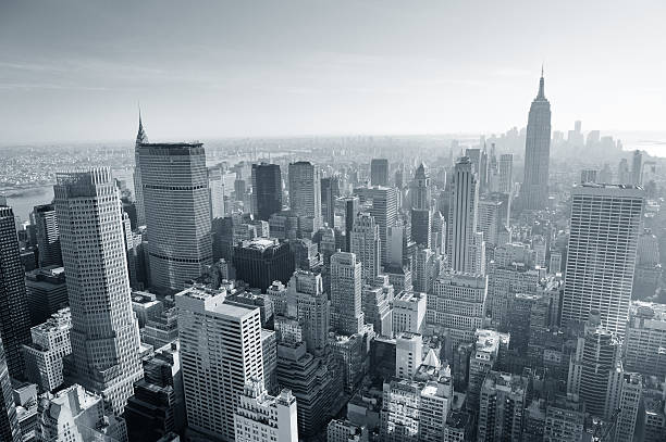 istock New York City skyline black and white 497124634