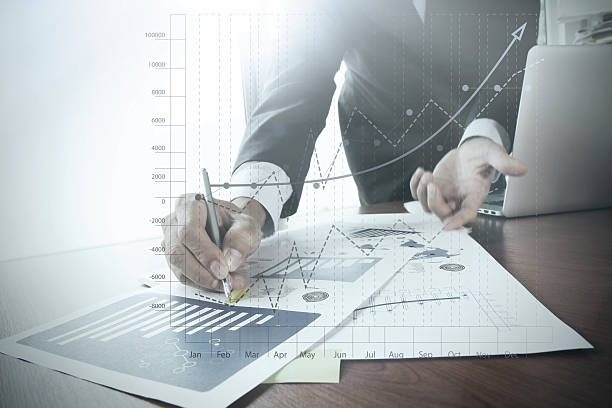 istock close up of business man hand working 497125140