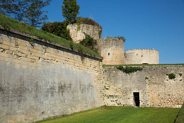 istock Citadel defensive boundary wall with tower 497125190