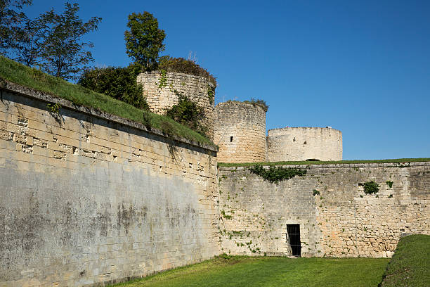 the ramparts of the town citadel in Gironde