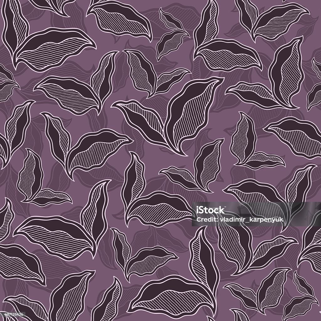 Different Spring Design Texture Decorative Ornamental Seamless Spring Pattern Texture With Leave Stock ...