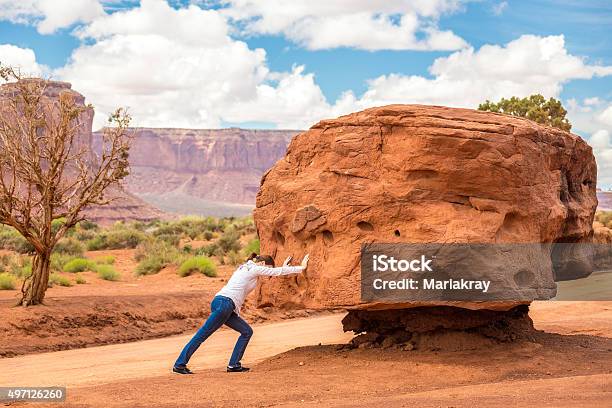Big Stone Stock Photo - Download Image Now - Rock - Object, Adversity, Conquering Adversity