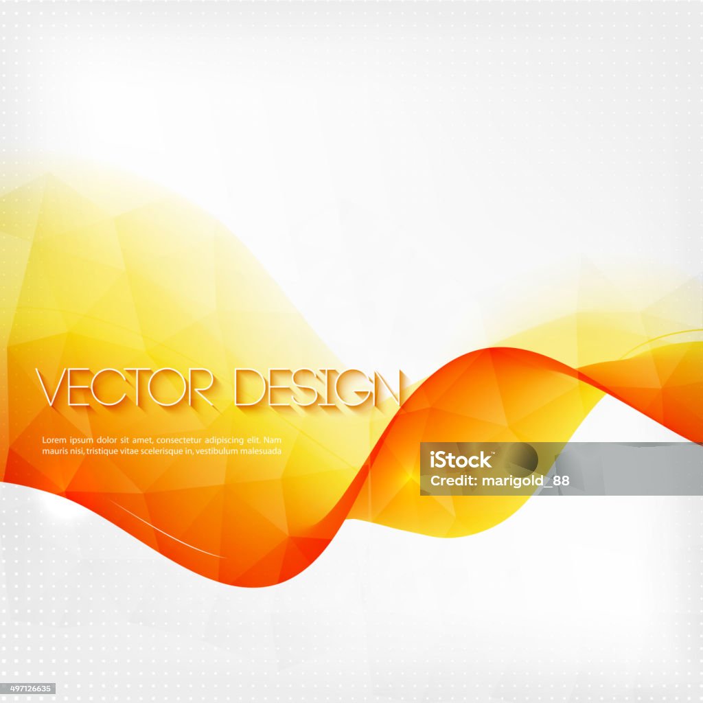 Process Line Vector Orange Abstract Orange Line Vector Background Stock Illustration - Download ...