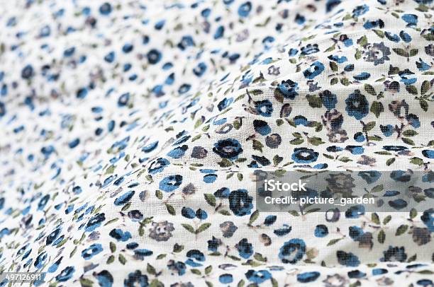 Blurred Detail Of Floral Fabric Stock Photo - Download Image Now - Beige, Blueberry, Canvas Fabric