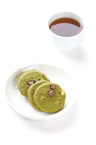 istock Japanese Maccha green tea cookies 497127759