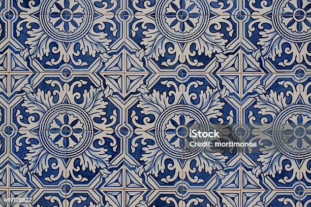 Detail Of Some Typical Portuguese Tiles Stock Photo - Download Image Now - 2015, Art And Craft, Artist
