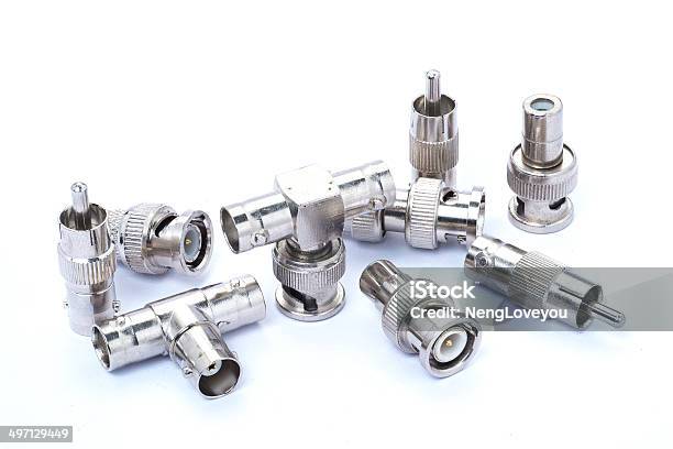 Bnc Connectors Stock Photo - Download Image Now - Broadcasting, Cable, Coaxial Cable