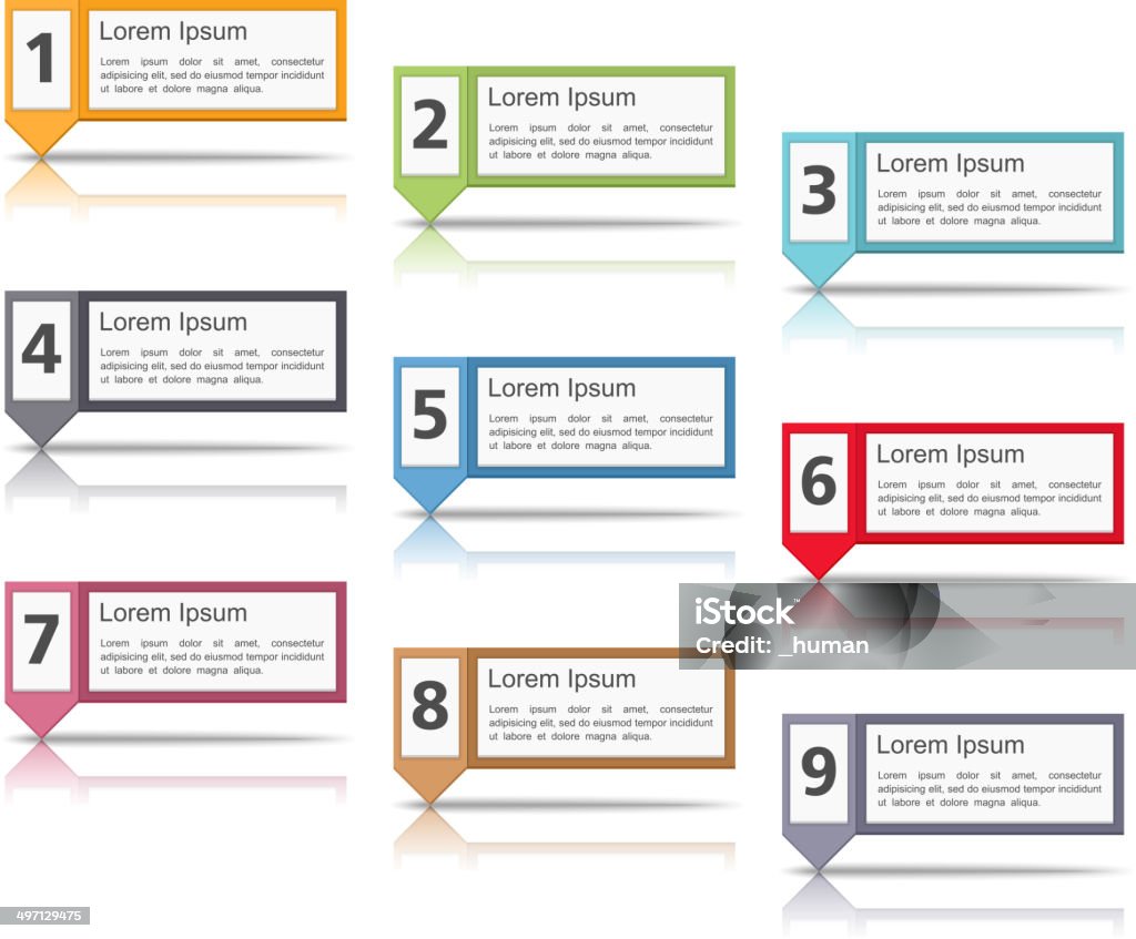 List Numbers Designs Design Elements With Numbers Stock Illustration - Download Image Now ...