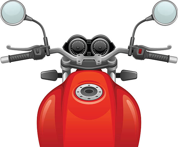 ilustraciones, imágenes clip art, dibujos animados e iconos de stock de motocicleta - motorcycle motorcycle racing rear view riding