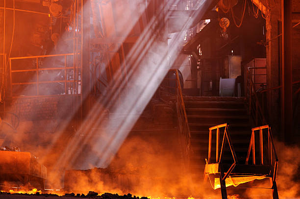 istock Splashing of iron water 497132363