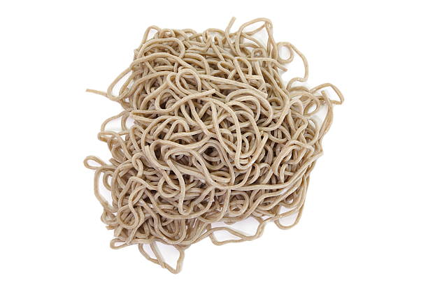 istock Japanese soba noodles made from buckwheat flour 497133537
