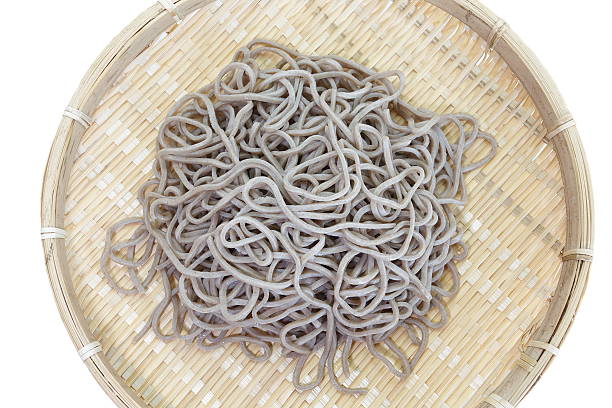 istock Japanese soba noodles made from buckwheat flour 497133547