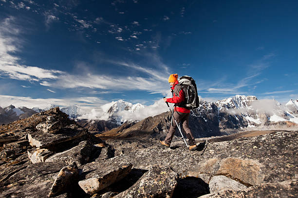 istock Hiking in Himalaya mountains 497143060