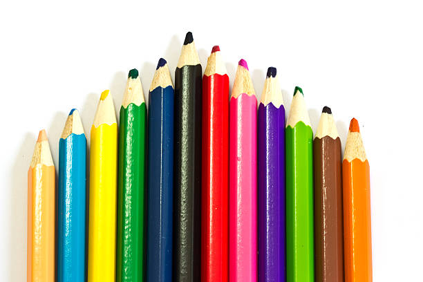 istock Abstract background from color pencils 497144279
