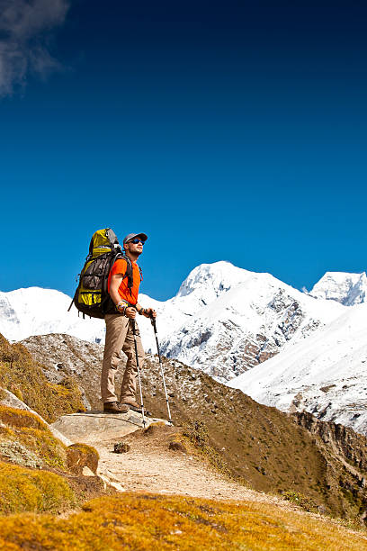 istock Hiking in Himalaya mountains 497144506