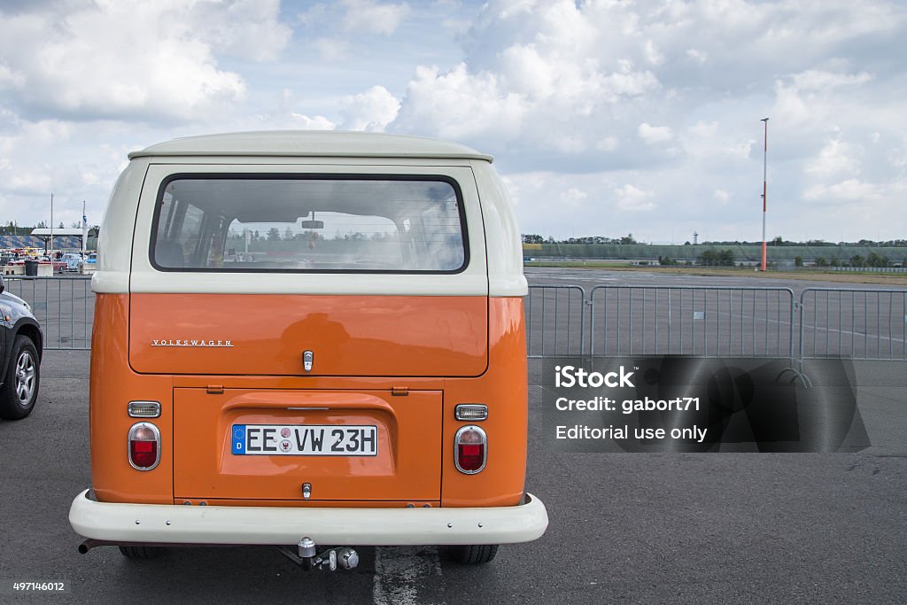 Volkswagen Camper Van Surfbus Bully Oldtimer Rear View Stock Photo -  Download Image Now - iStock