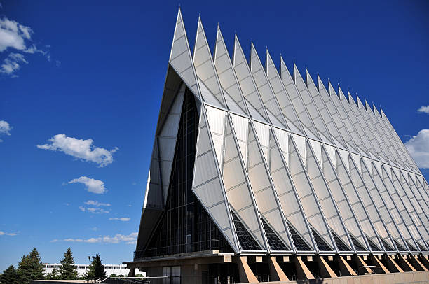 istock Air Force Academy Chapel, Colorado Springs 497146135