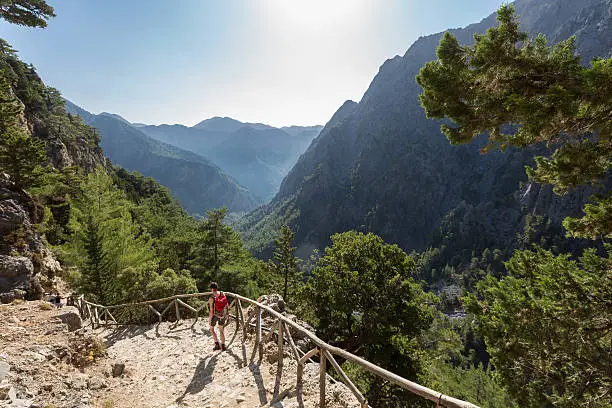 Photo of Stairway into Samaria Gorge, Crete