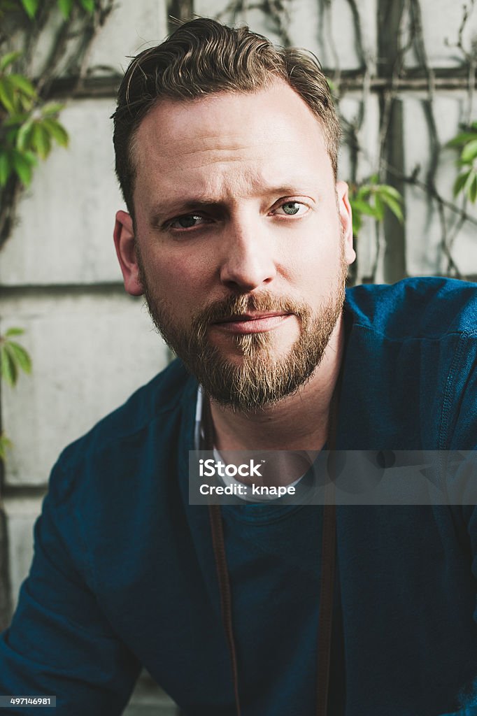 Handsome man with beard 30-39 Years Stock Photo